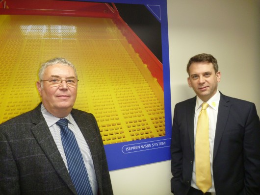 Philip Cranston (left), Managing Director of TEMA Isenmann UK and Darren Bassingthwaighte, Marketing Manager